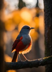 beautiful bird on a tree