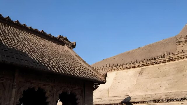 Traditional Architecture with Unique Roof Design
