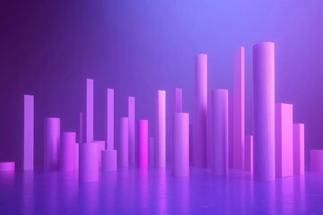 Pink Candles on Table