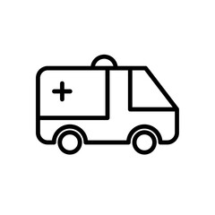 Naklejka premium icon ambulance