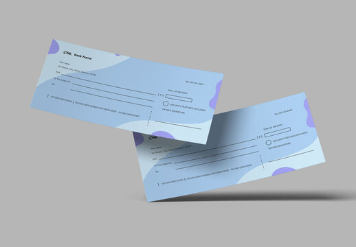 Creative Blank Check Layout