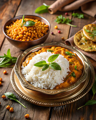 Warming Lentil Dal with Rice 