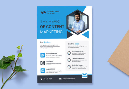 Corporate Business Flyer Template Design