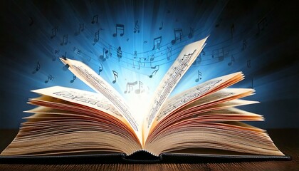 Open book music notes it appears to be Close-up of a prayer.