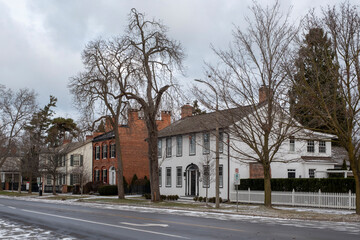 Beautiful houses seen in Niagara on the Lake