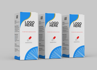 Medicine packaging mockup, packaging mockup
product package mockup