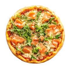 pizza isolated on white background