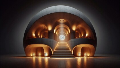 Bomb shelter with reinforced underground structure