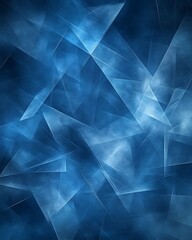 Abstract blue geometric shapes background