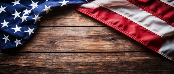 Obraz premium Heartfelt Gratitude Amidst American Flags