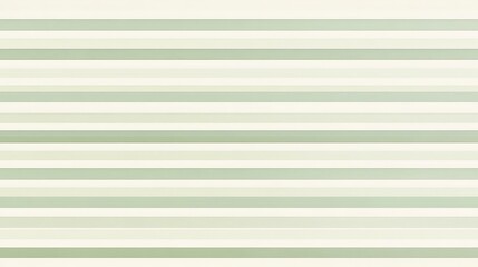 Obraz premium Abstract Horizontal Green and White Stripes Pattern