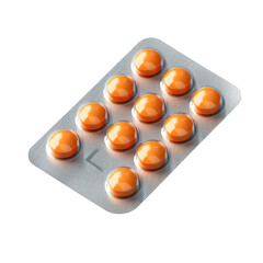 pills isolated on white