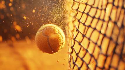 low Motion Tennis Ball Impact – High-Speed Sports Photography for Ads, Blogs & Wallpapers