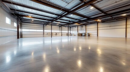 Large Industrial Space with Concrete Floor for Creative Projects