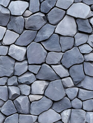 Fototapeta premium Stone wall surface with texture. Building background for architecture and design. Generative AI