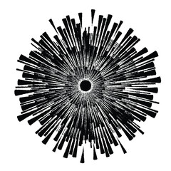 Obraz premium Radial speed Lines in Circle Form form ray burst . fireworks Explosion . Vector light burst . Starburst round Logo . Radiating stripes . Design element . Abstract star rays explosion . Sunburst .