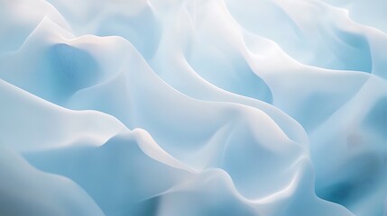 Obraz premium Abstract Light Blue Fabric Draped Softly