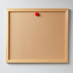 empty cork board for notes