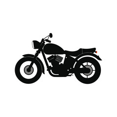 Obraz premium motorcycle on white background