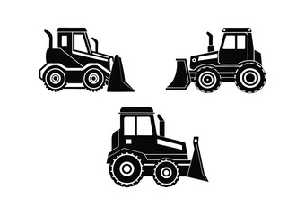 tractor isolated on white background