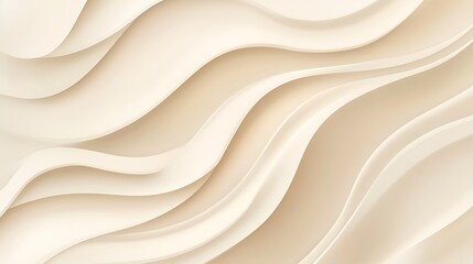 Obraz premium Abstract Beige Waves Flowing Smoothly Together