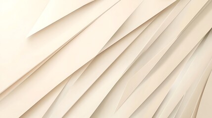 Obraz premium Abstract Beige Geometric Layered Design