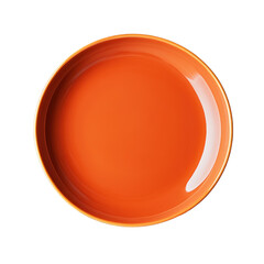 empty plate isolated on white