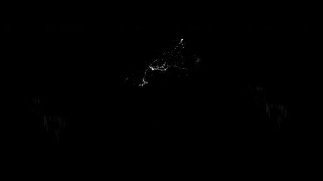 Set of Blood Splatter  splash of blood on transparent background 