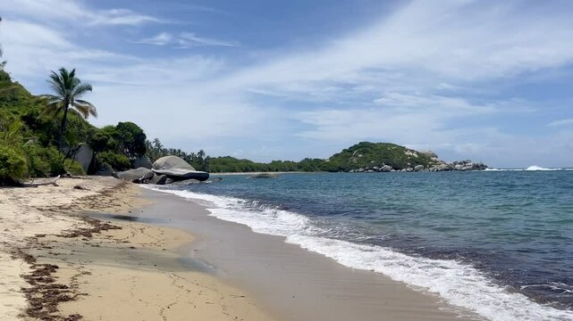La Piscina beach in Tayrona National Park, Colombia.