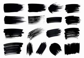 Free Ink brush stroke new collection design