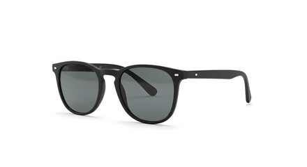 Black Sunglasses Isolated on White Background