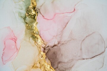 Original artwork photo of marble ink abstract art. High resolution photograph from exemplary original painting. Abstract painting was painted on HQ paper texture to create smooth marbling pattern.