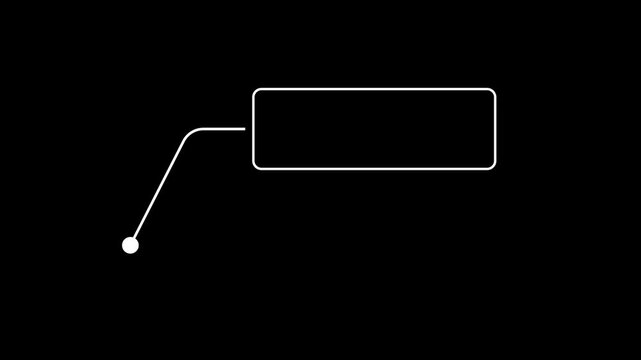 callout title animation video with alpha channel