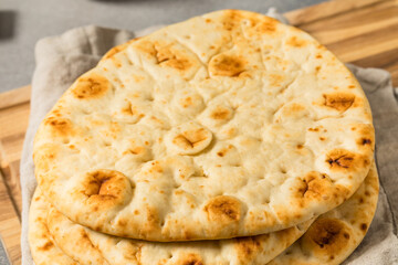 Homemade Warm Buttery Indian Naan Bread