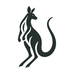 silhouette of a kangaroo