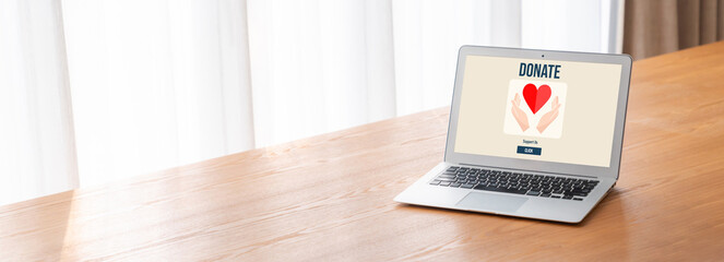 Online donation platform offer modish money sending system for people to transfer on the internet