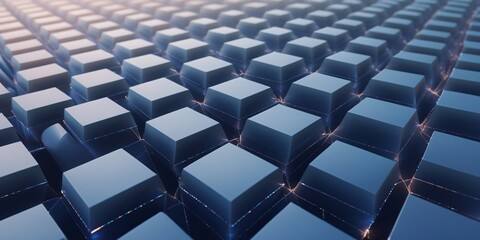 Obraz premium Abstract 3D Cubes: Geometric Pattern Background Texture