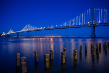 Blue Hour at the Bay Bridge