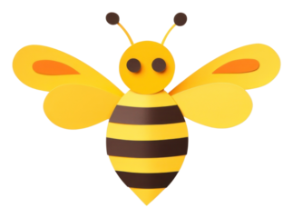 PNG Bee animal insect representation.