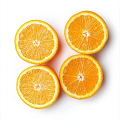 Fototapeta premium Orange isolated on white background