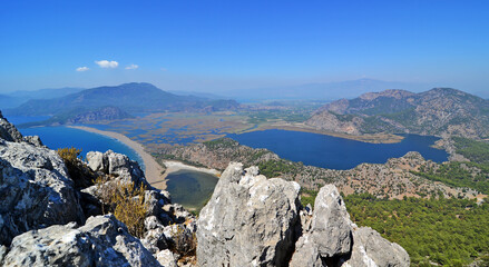 Iztuzu Beach, located in Mugla, Turkey, is the breeding ground of loggerhead turtles.
