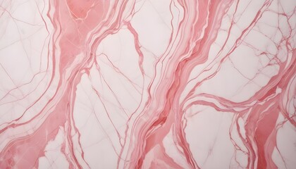 Fototapeta premium Polished pink and white marble texture, creating an elegant and timeless atmosphere