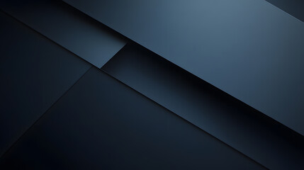 Abstract dark blue geometric surface with layered effect