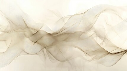 Obraz premium Abstract flowing lines, light beige background, artistic design, digital art, use for wallpaper, backgrounds, graphic design