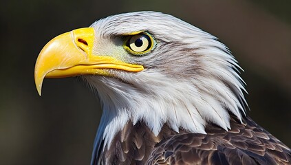 Obraz premium a majestic eagle with sharp eyes