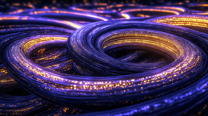 Faszinierendes abstraktes Weltraumspiel mit leuchtenden Farben

