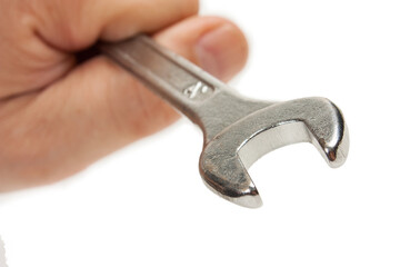 spanner in hand