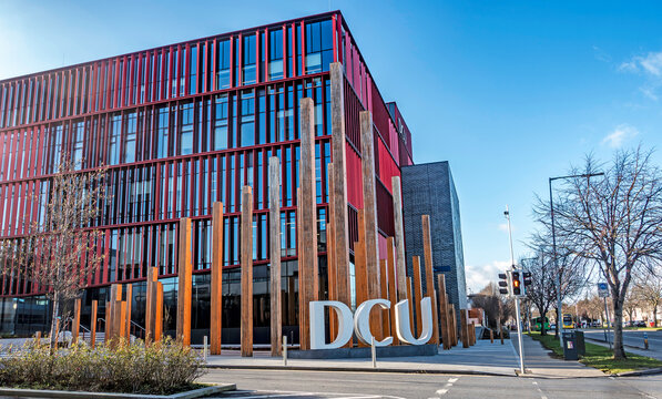 .Dublin City University on Collins Avenue, Dublin, Ireland.