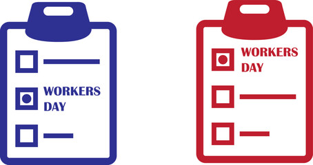 Workers day,work concept table