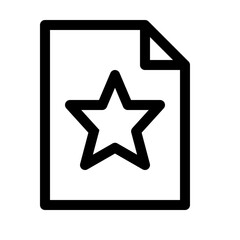 Obraz premium file-star